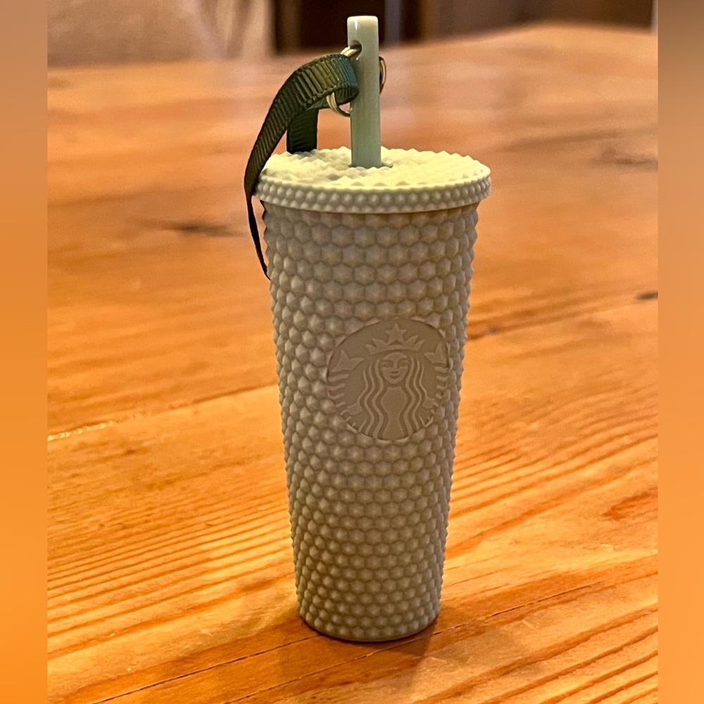 Starbucks Studded Soft Touch Mint
Cold Cup Ornament Key Chain